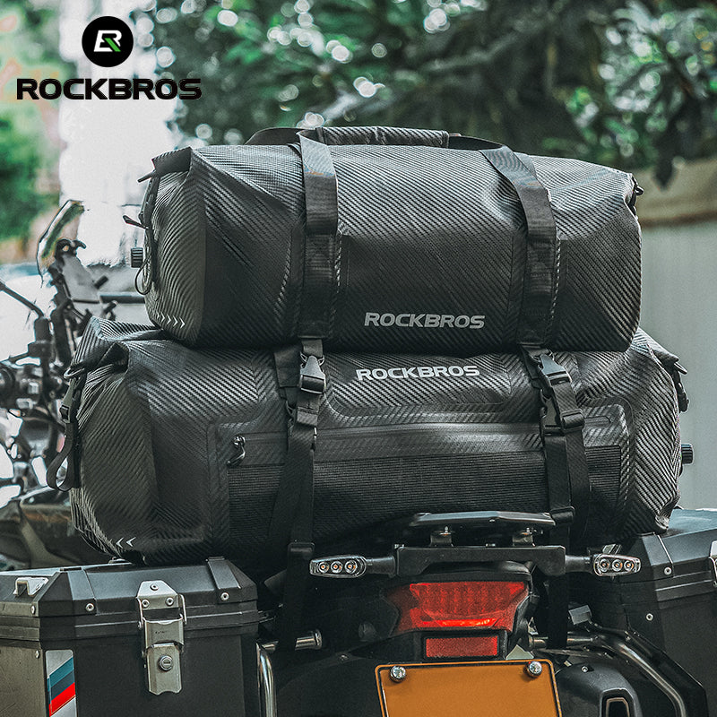 Motorcycle Rear Tail Bag Saddle Bag Luggage Storage Pannier Waterproof 50L (30140073001)